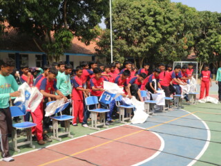 Semangat Kemerdekaan Membara, SMP Negeri 1 Cariu Gelar Lomba Seru HUT RI ke-81