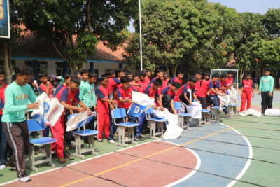 Semangat Kemerdekaan Membara, SMP Negeri 1 Cariu Gelar Lomba Seru HUT RI ke-81