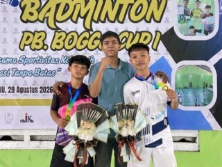 SMPN 1 Cariu Torehkan Prestasi Gemilang pada Tournament Badminton PB. BOGGA Cup 1